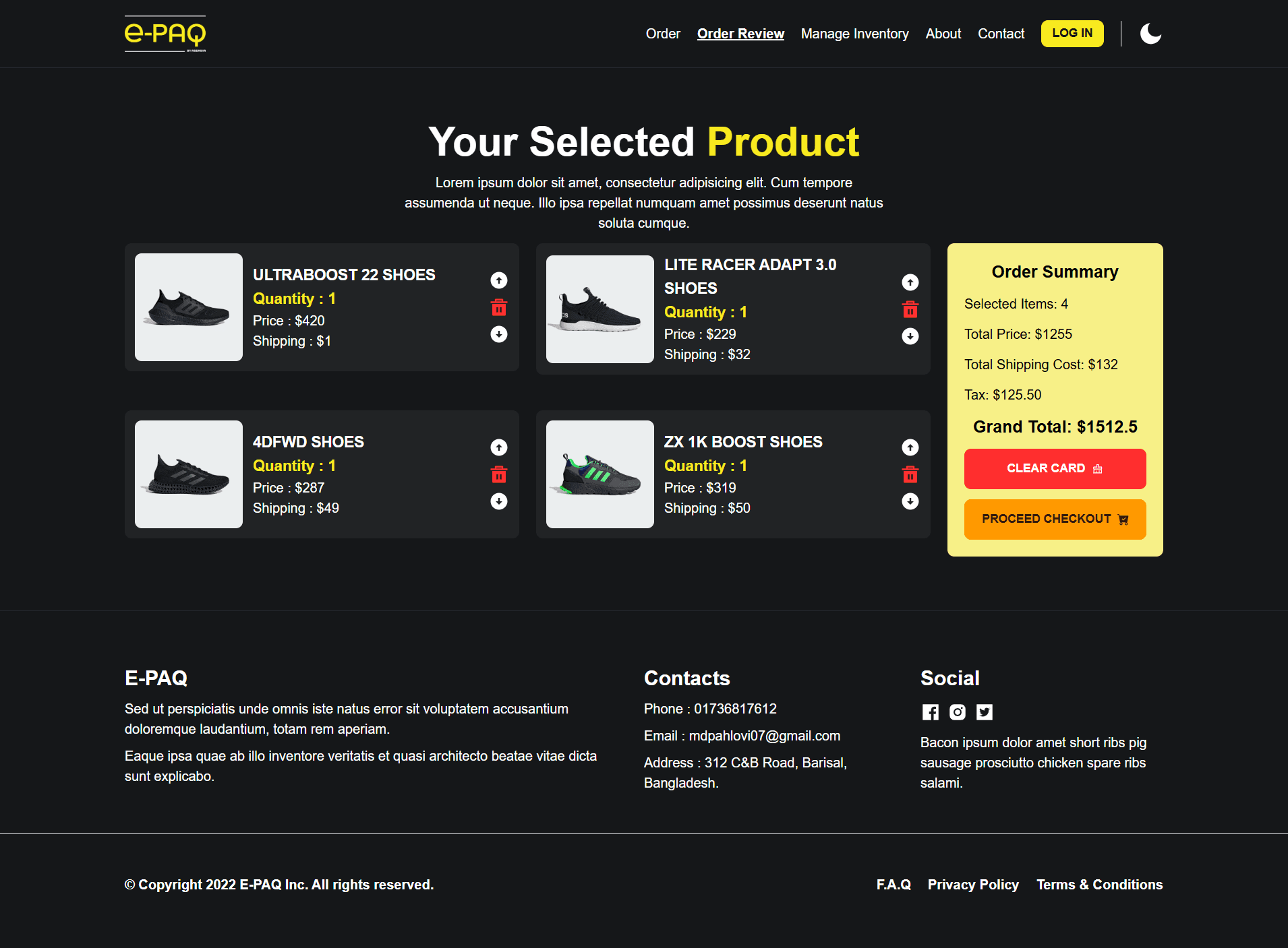 E-Paq screenshot 1